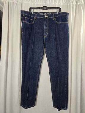 True Nation Athletic Fit Jeans Sz 44x30 Dark Wash